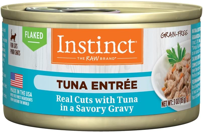 Instinct Flaked Tuna Recipe Wet Cat Food - Grain Free Nutrition
