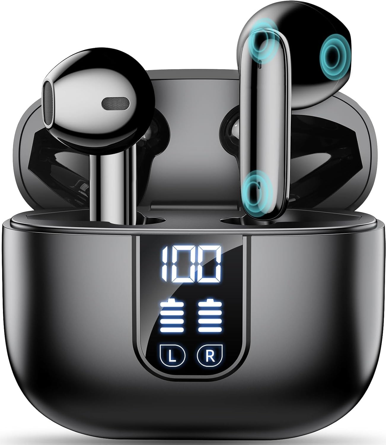 EXZHIG Wireless Earbuds: Clear Calls, Deep Bass, 35H Playtime