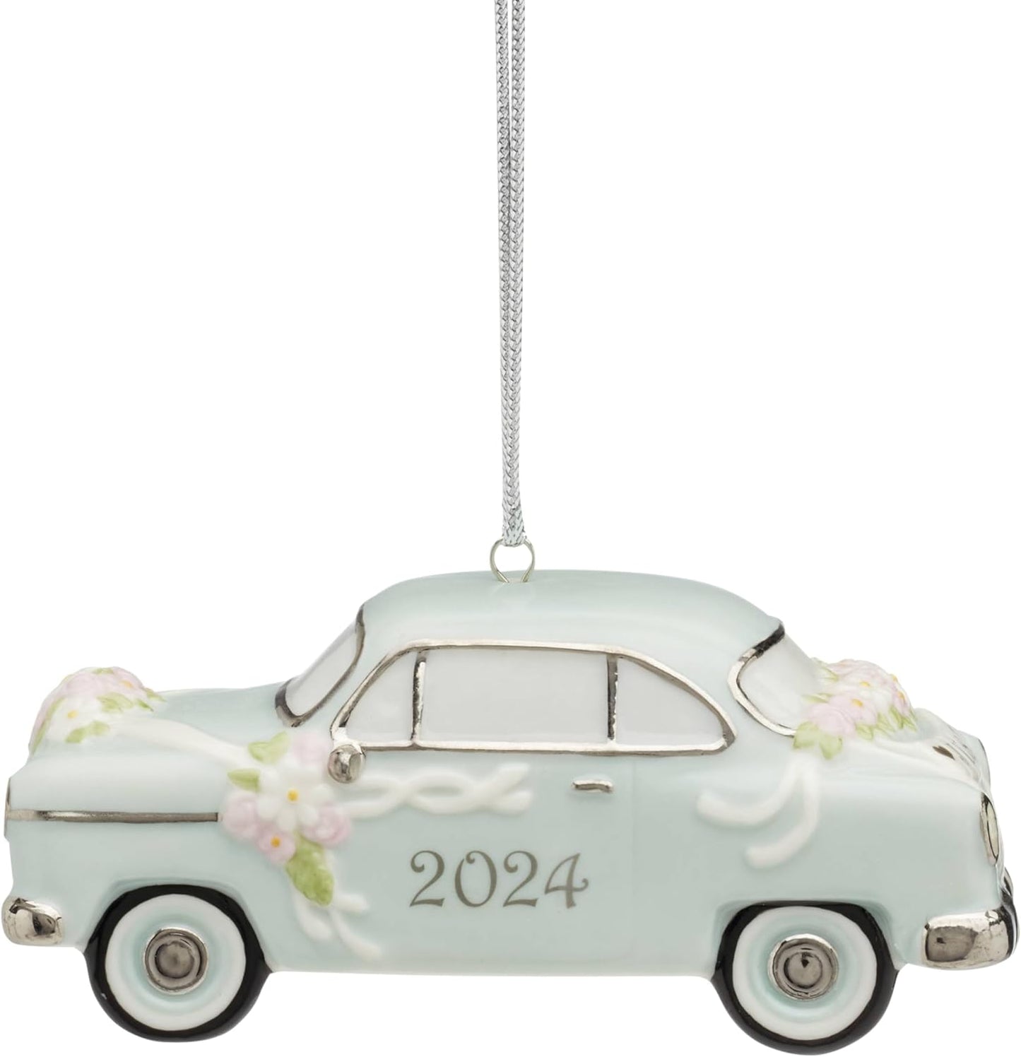 Lenox Just Married Vintage Car Ornament for Christmas 2024