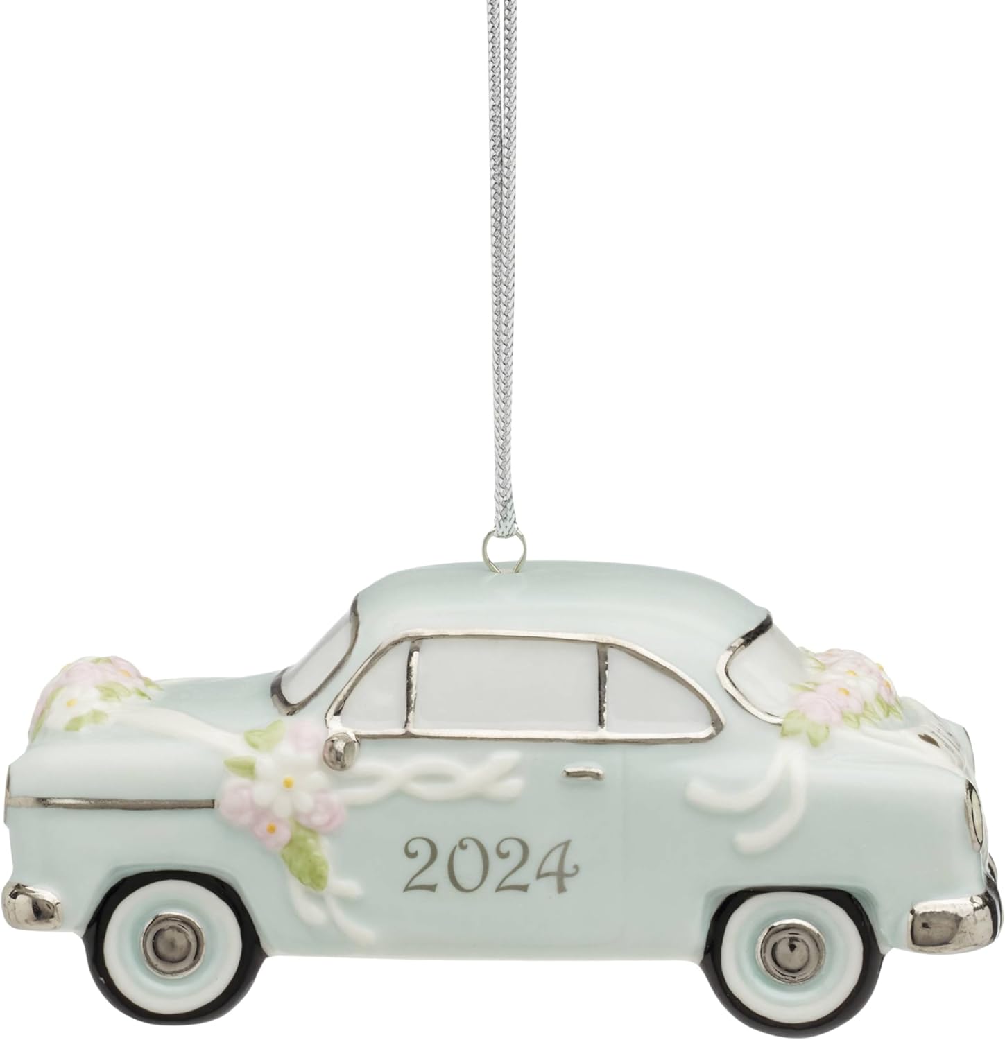 Lenox Just Married Vintage Car Ornament for Christmas 2024