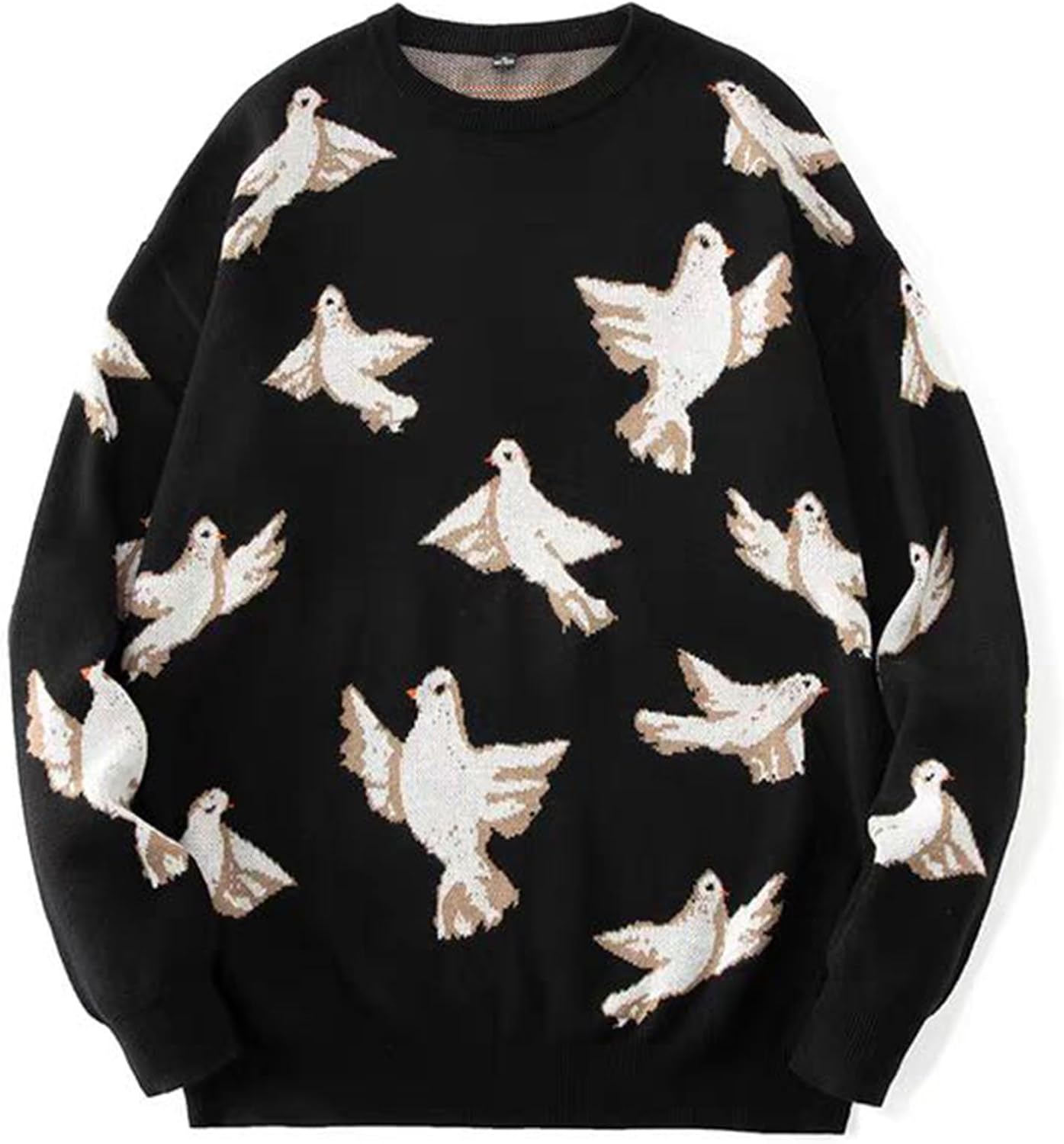 Yimoon Men Oversized Sweater Graphic Cable Knit Jumper Review