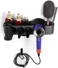 Dyson Supersonic Dryer Wall Mount - Space-Saving Black Organizer by NINEBIRD