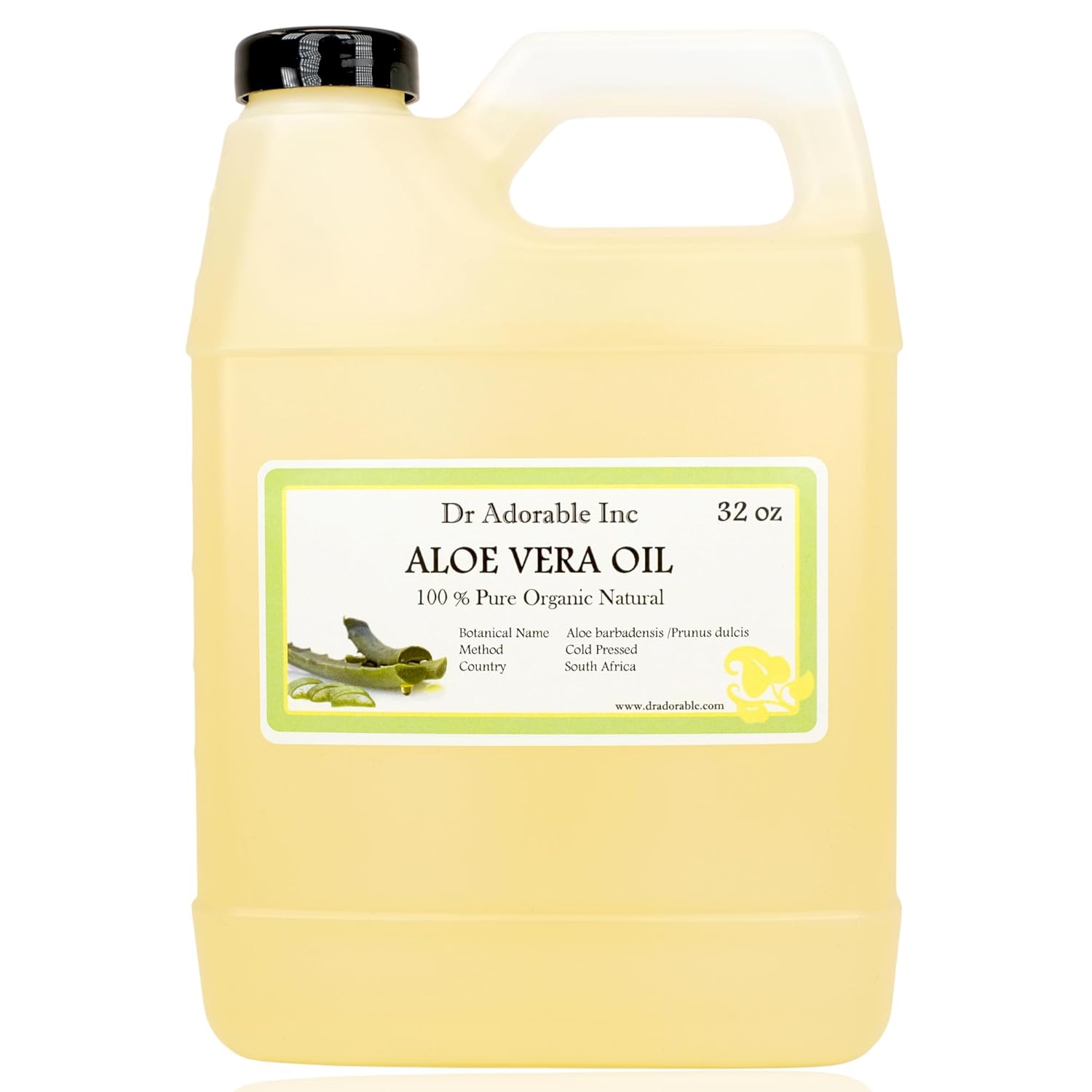Dr Adorable 32 oz Aloe Vera Oil for Skin and Hair Care