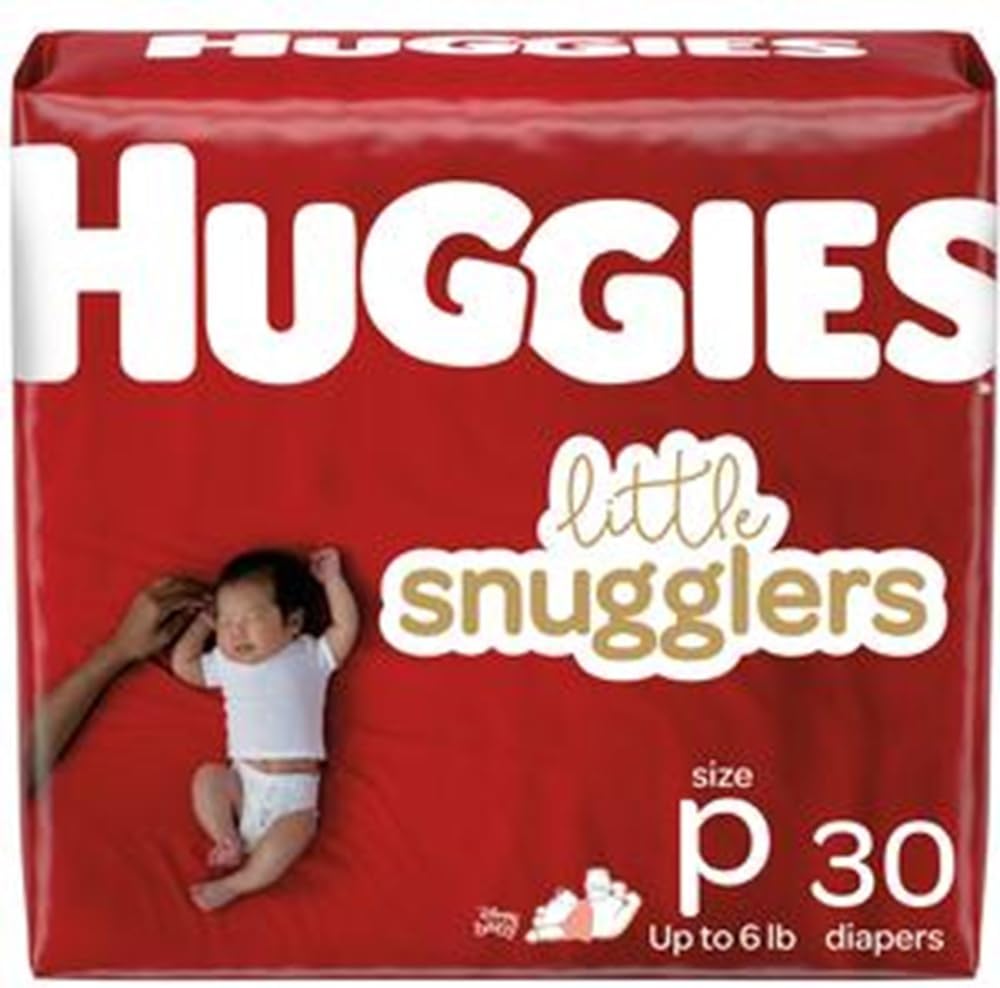 Huggies Supreme Little Snugglers Diapers for Preemies, 120 Count