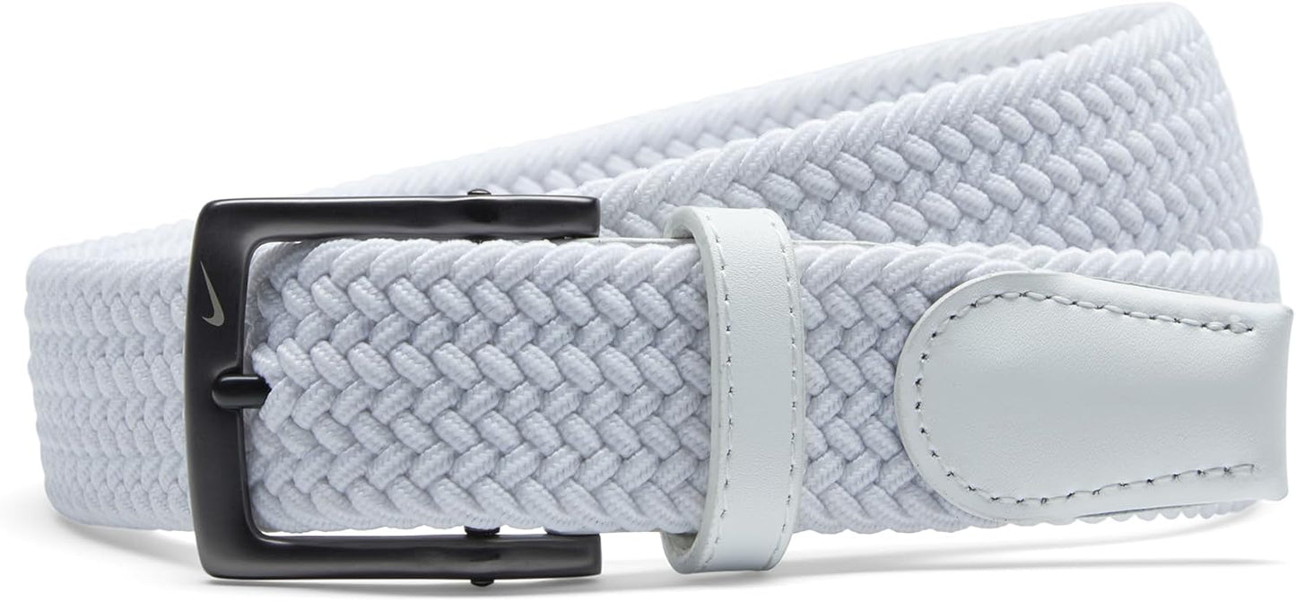 Nike mens Stretch Woven Belt with Custom Fit Technology