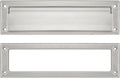 Brushed Satin Nickel 10 in Solid Brass Mail Slot - Durable Secure Fit