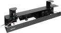 Clamp-On Under Desk Cable Management Tray - No-Drill 23.6in