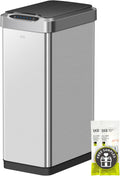 EKO Phantom-T 50L Vertical Motion Sensor Trash Can - Space-Saving