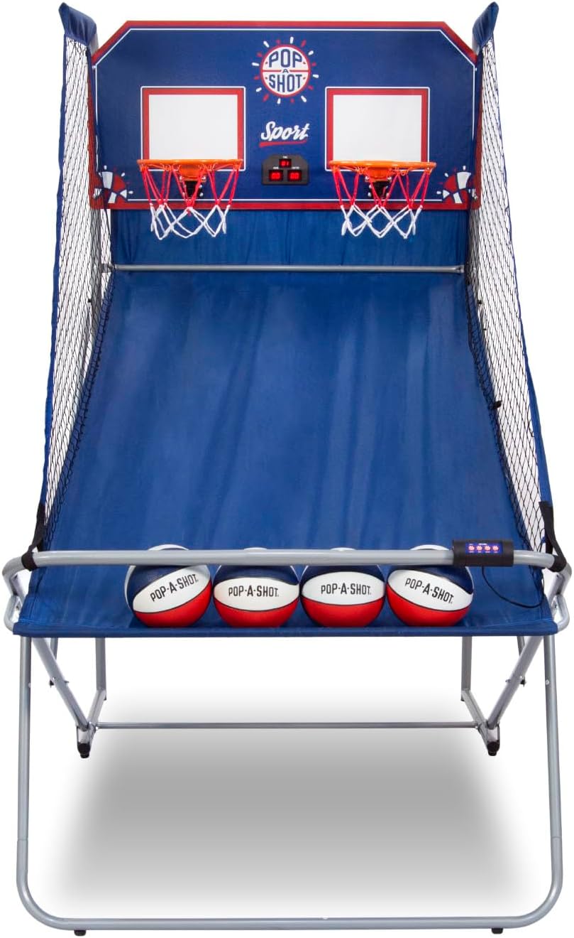 Pop-A-Shot Dual Shot Sport Arcade Basketball Game for Home Fun