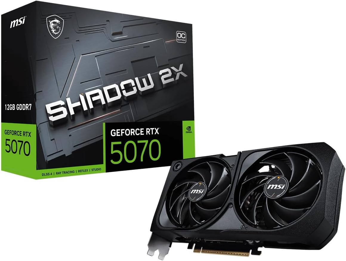 MSI GeForce RTX 5070 12G Shadow 2X OC - Ultimate Gaming Power
