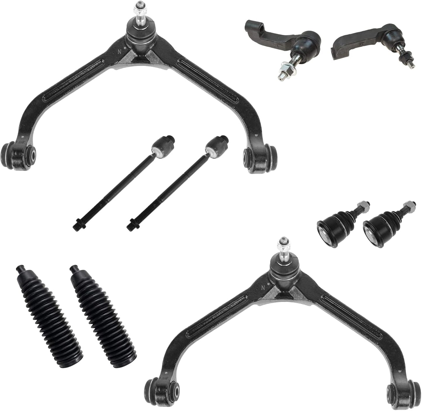 TRQ Front Steering & Suspension Kit for 2002-2004 Jeep Liberty
