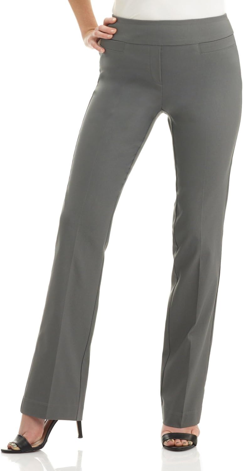 Rekucci Womens Comfort Stretchy Bootcut Office Pant for All Sizes