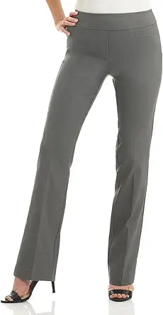 Rekucci Womens Ease into Comfort Bootcut Pant for Everyday Wear