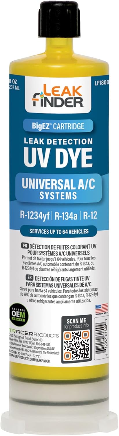 LF1800 BIGEZ Automotive Universal AC Refrigerant Leak Detection Dye