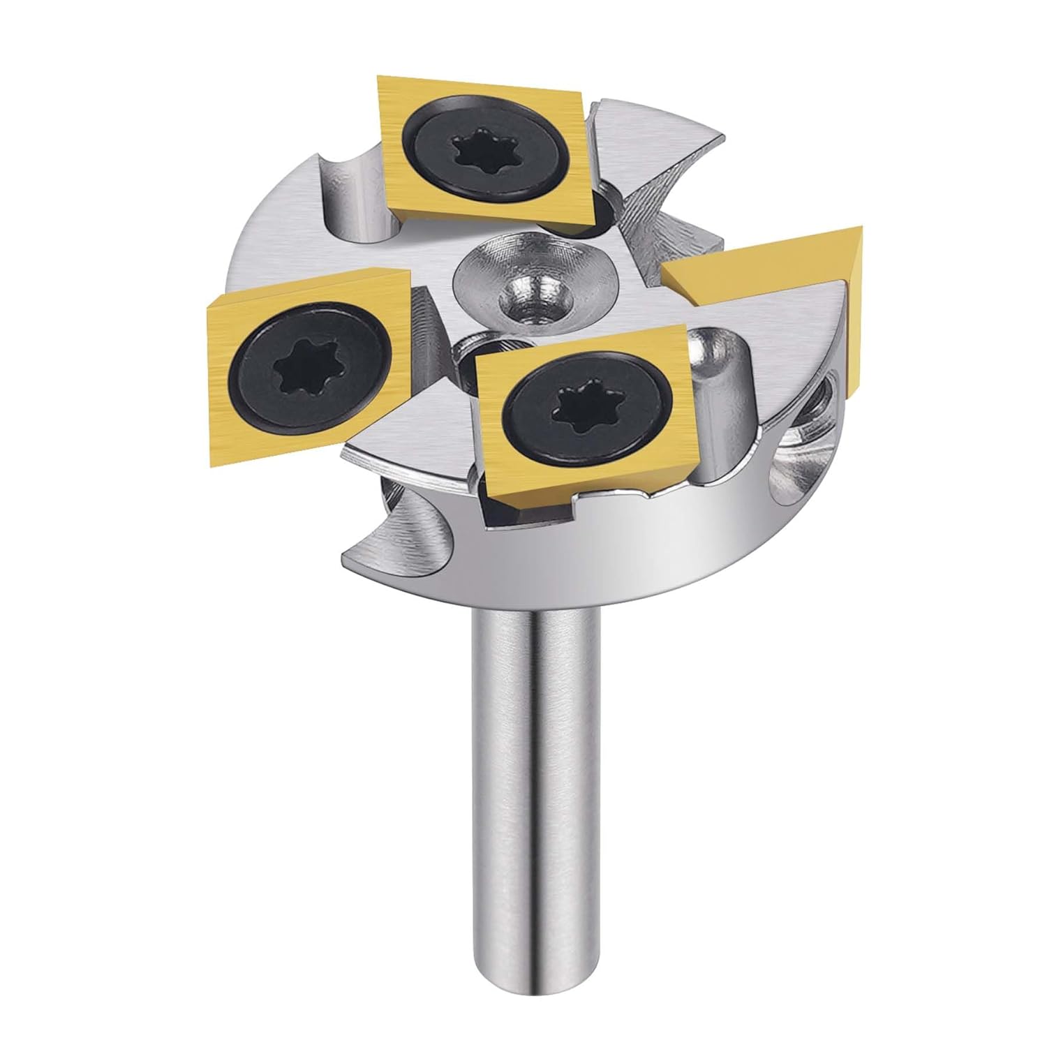 SpeTool Nickel Plating 2+2 Flute Router Bit for Slab Flattening