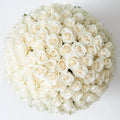 White Roses Bouquet 250 Stems - Farm-Fresh Hand-Picked Floral