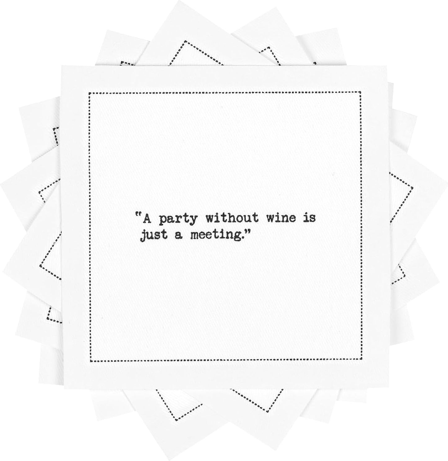 Funny Wine Quotes Cocktail Napkins for Parties and Gatherings