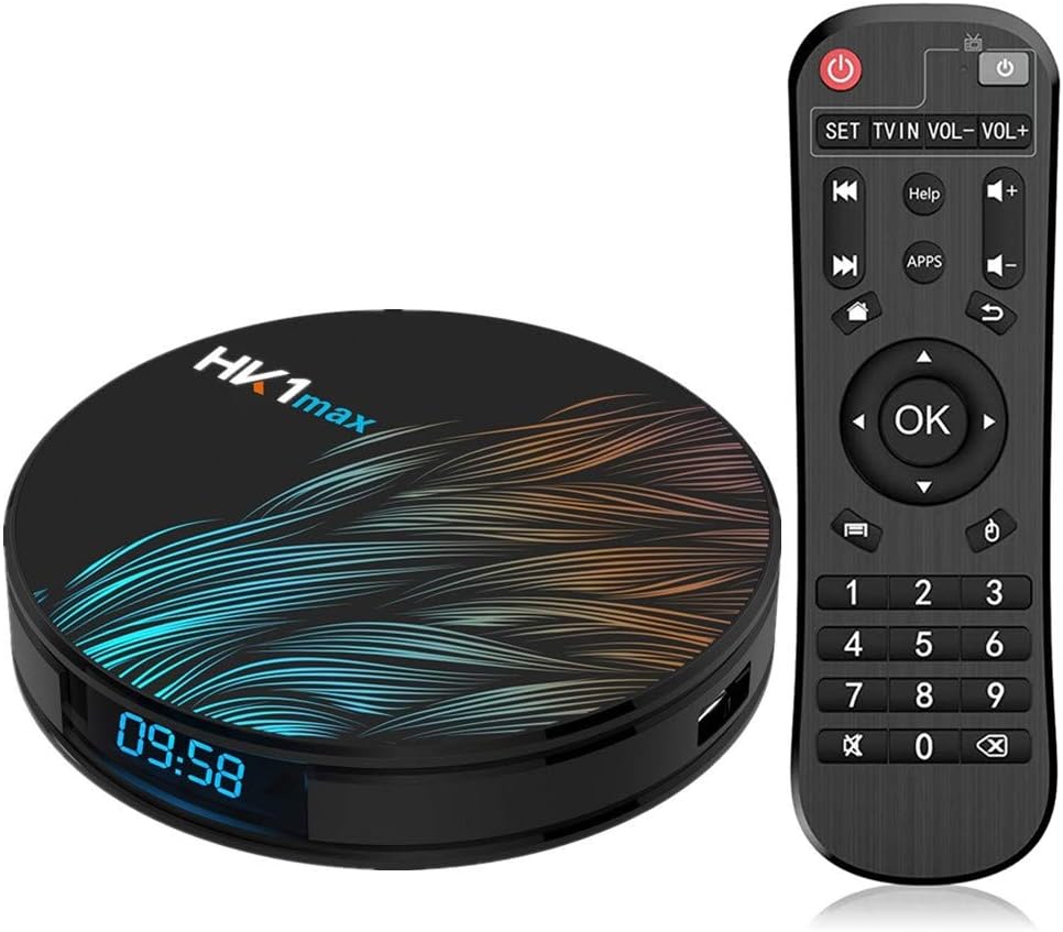 Ultra-Fast HK1 MAX Android TV Box: 4GB RAM, 32GB ROM, 4K Decoding