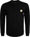 BOCOMAL FR Long Sleeve Henley Shirt - Lightweight Flame Resistant