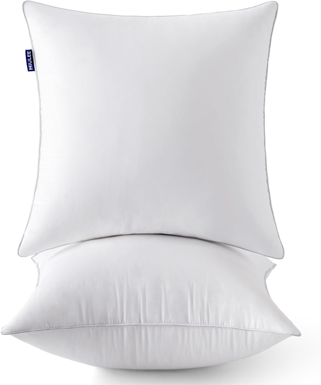 MIULEE Euro 26 x 26 Pillow Inserts for Comfortable Support