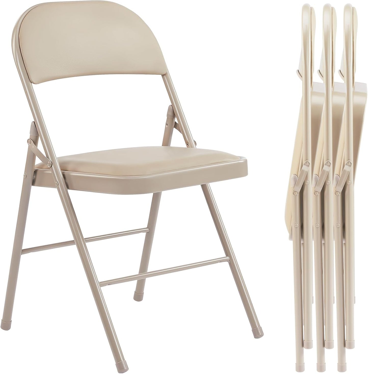 Stylish Foldable Leather Chairs - Comfy & Sturdy