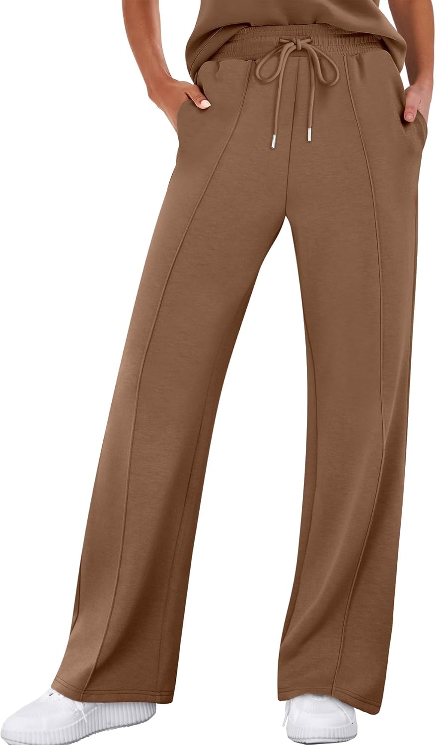 ANRABESS Women's Wide Leg Sweatpants for Comfort and Style