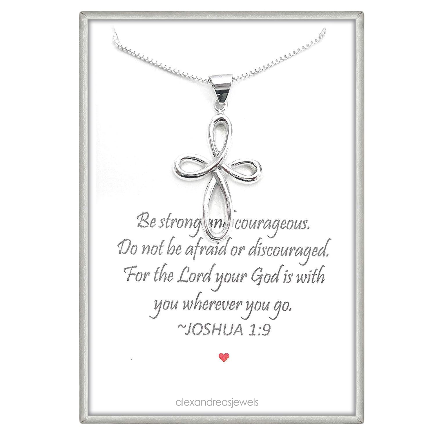 Elegant 925 Sterling Silver Infinity Cross Necklace for Women