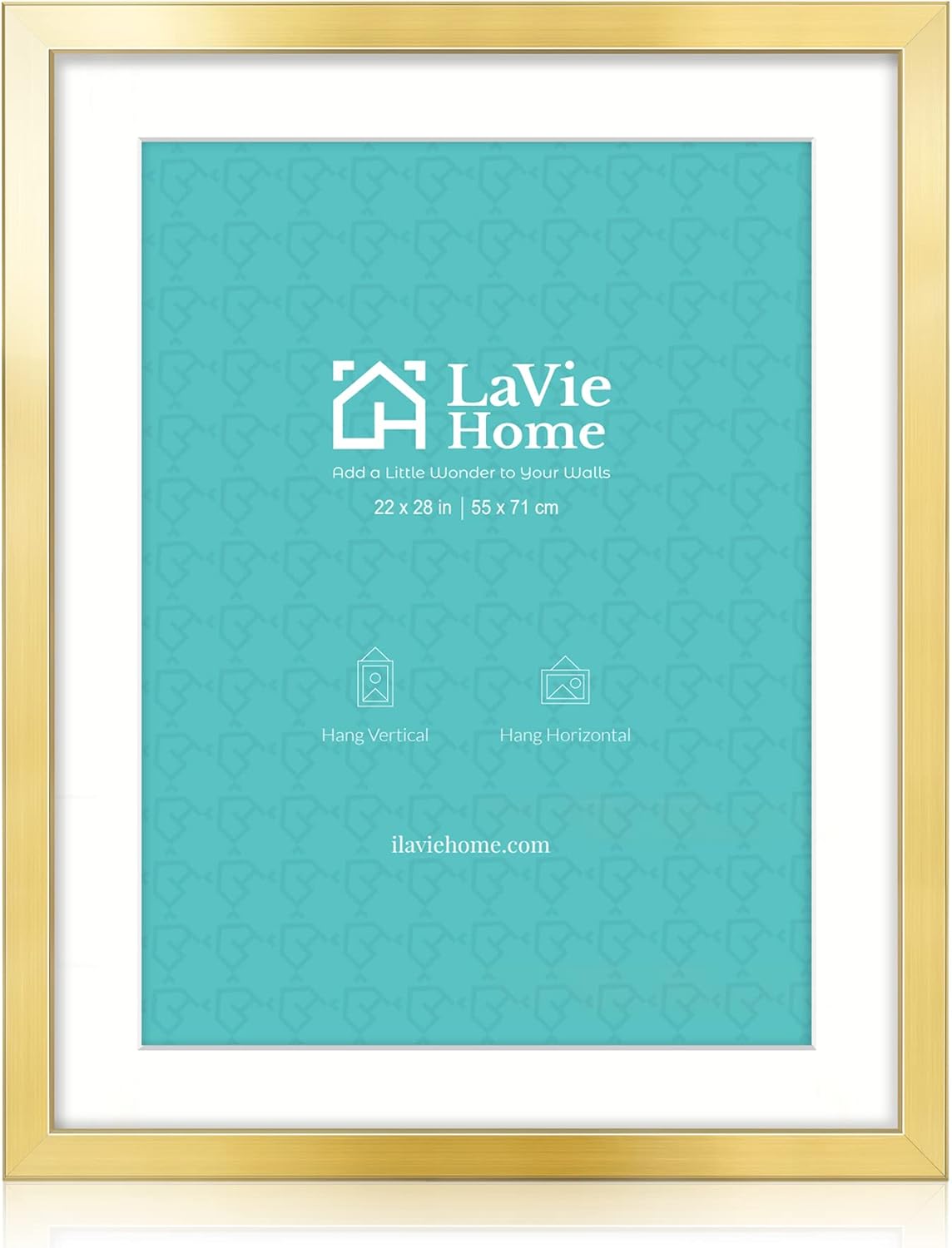 Gallery-Style Gold 22x28 Picture Frame for Your Cherished Memories