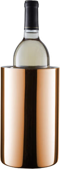 Elegant Copper Wine Chiller for Bottles - Insulated Champagne Cooler