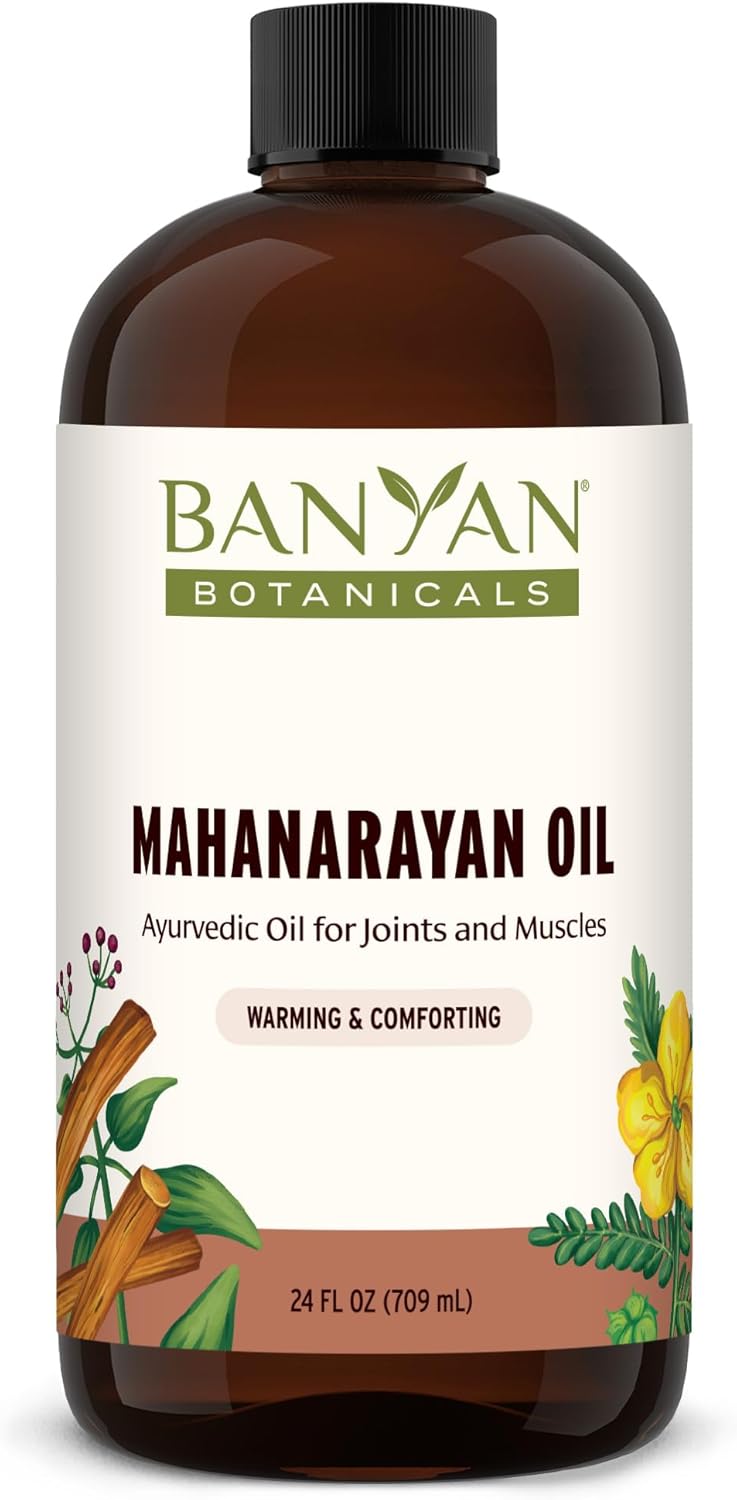 Mahanarayan Oil for Soothing Joints and Muscles - 24 oz