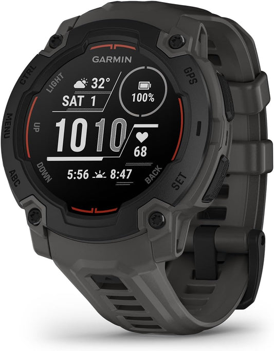 Garmin Instinct E - Rugged Smartwatch with Heart Rate Monitoring