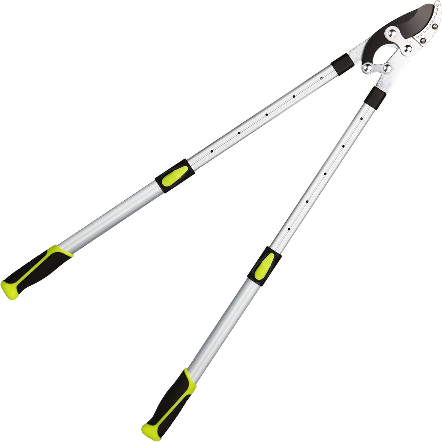 Heavy Duty Tree Trimming Loppers with Extendable 28-41ft Handle