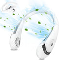 Deller Bladeless Neck Fan - 360 Cooling, Rechargeable 5000mAh Battery