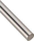 304 Stainless Steel Round Bar 2.375 in x 12 in - Durable Mill Finish