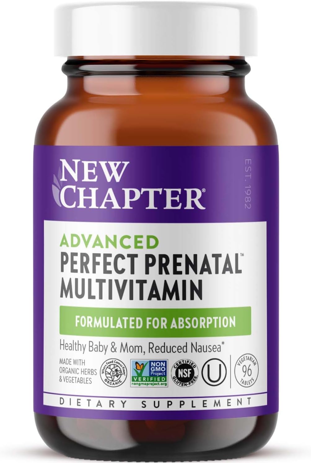 New Chapter Advanced Perfect Prenatal Vitamins for Healthy Moms