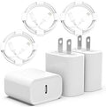 iPhone Charger Fast Charging 20W PD 3-Pack - MFi Certified 6FT Cables
