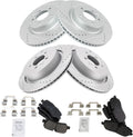 Front and Rear Brake Pad and Rotor Kit for 2005-2009 LR3 Range Rover