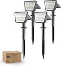 Solar Spot Lights Outdoor 4 Pack - Bright Dusk to Dawn Pathway