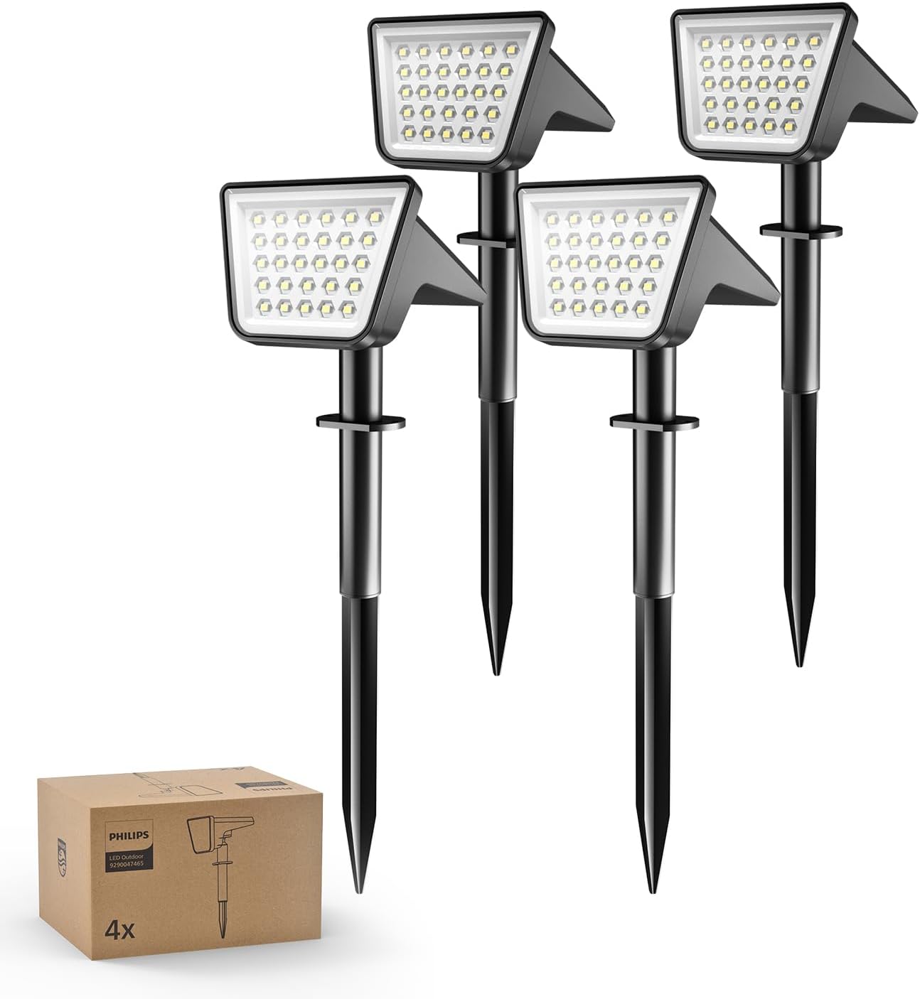 Philips Solar Spot Lights Outdoor Waterproof for Garden Pathways