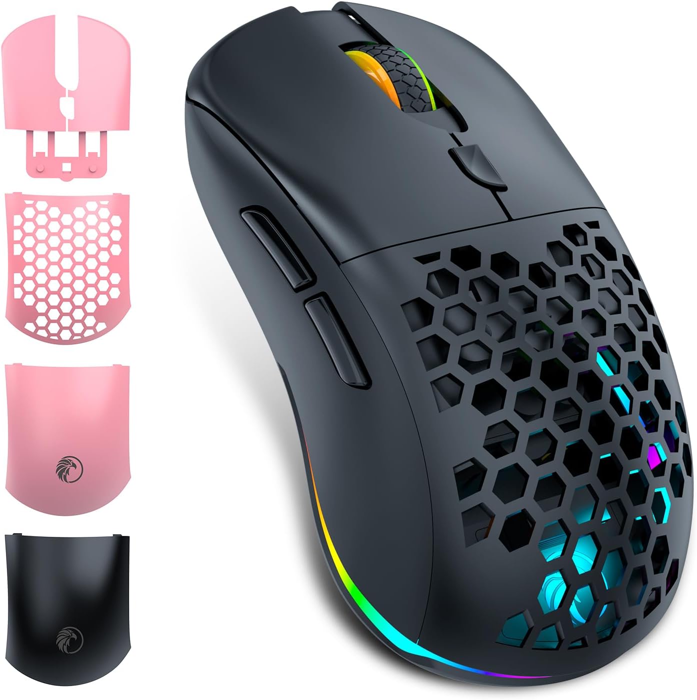 RAZEAK Ultra Custom Gaming Mouse - 26000 DPI Triple Connection
