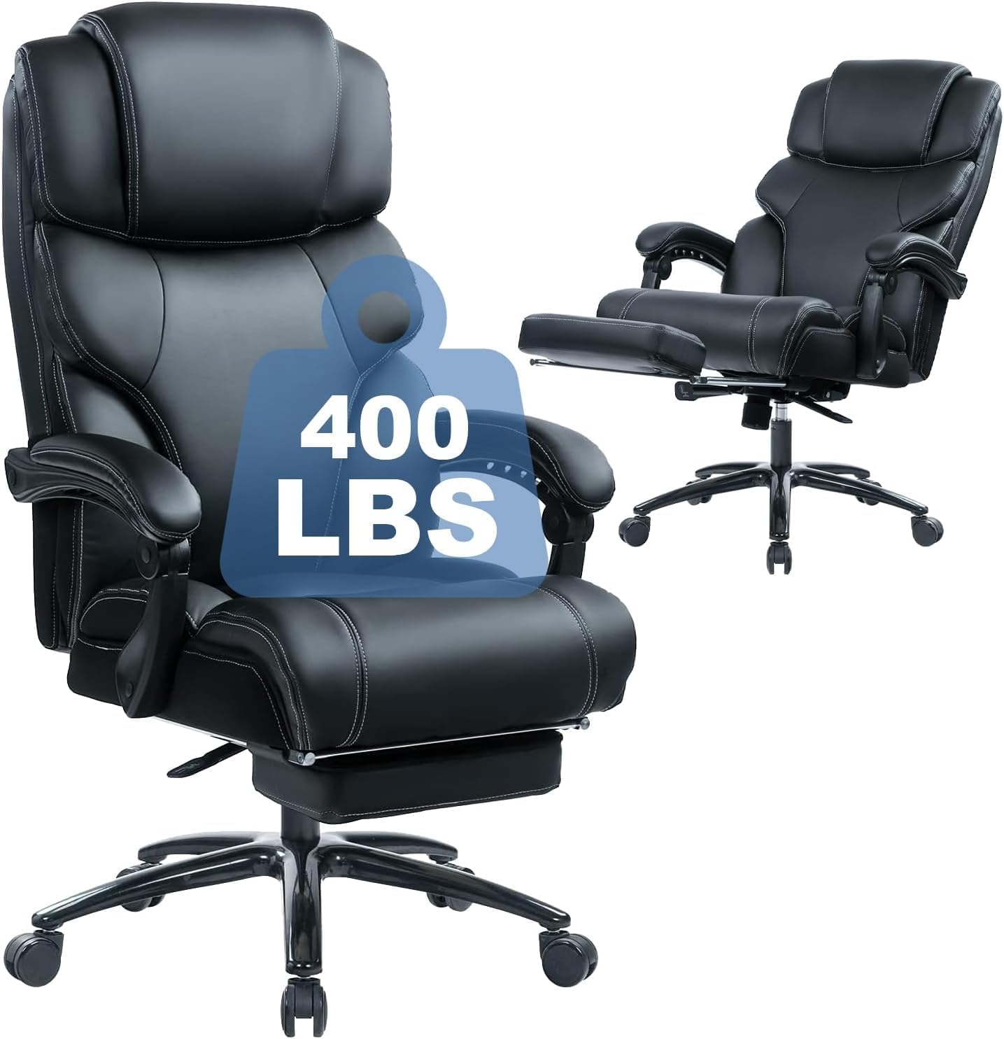 400lbs Reclining Office Chair - Ultimate Comfort!