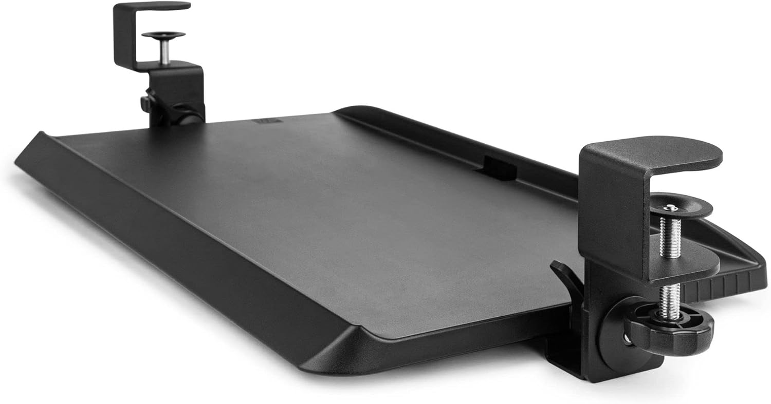 Kantek Ergonomic Keyboard Tray: Adjustable Tilt, Easy Mounting