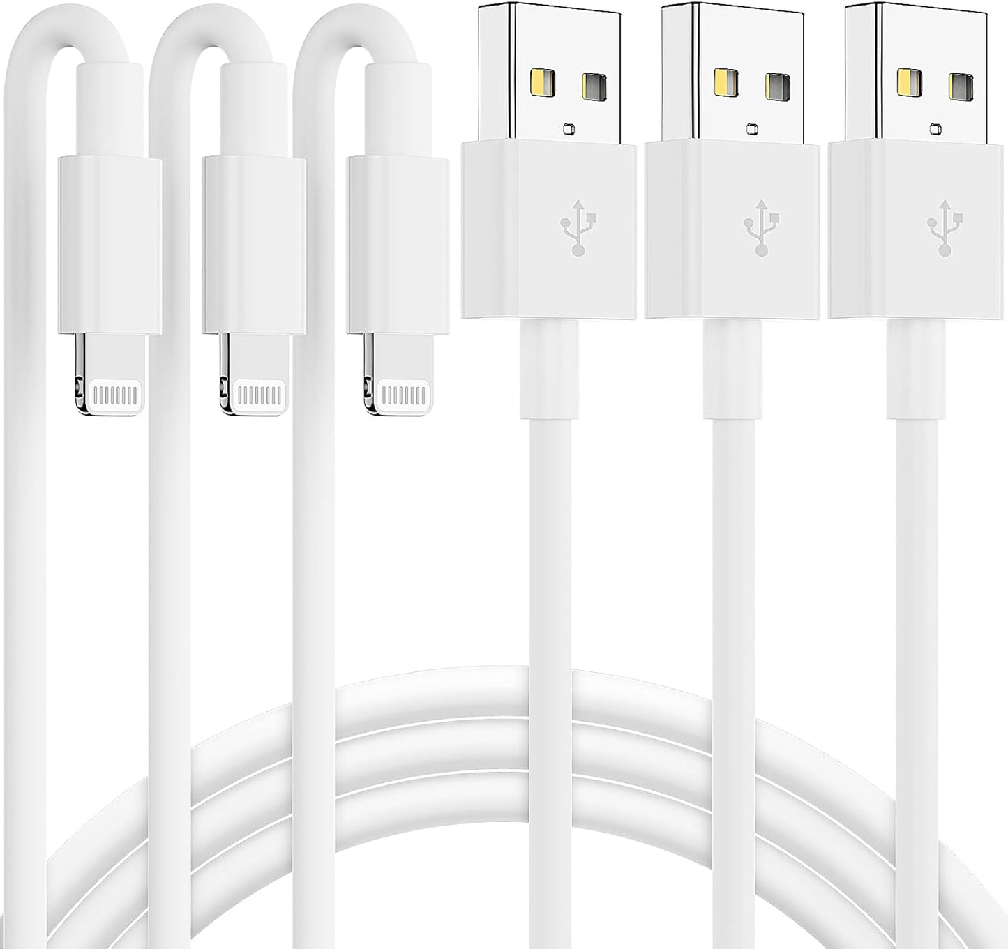 Fast 6ft Apple MFi Certified Lightning Cable by Kitminun