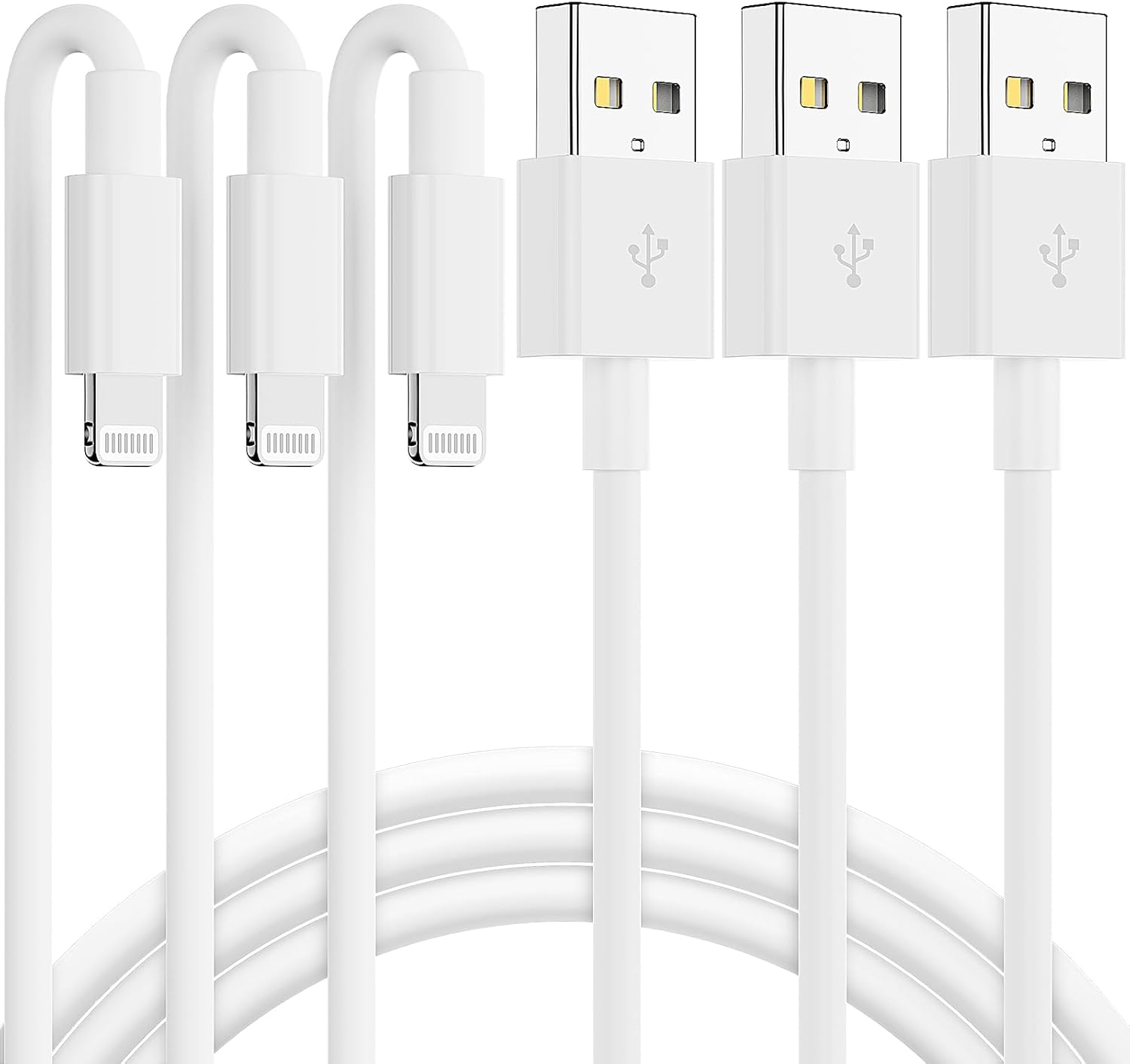 Fast 6ft Apple MFi Certified Lightning Cable by Kitminun