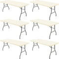 6 Pack Fitted Picnic Table Cover for 6 ft Rectangle Tables