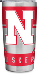 NCAA 20oz Insulated Stainless Steel Tumbler with Lid for Drinks