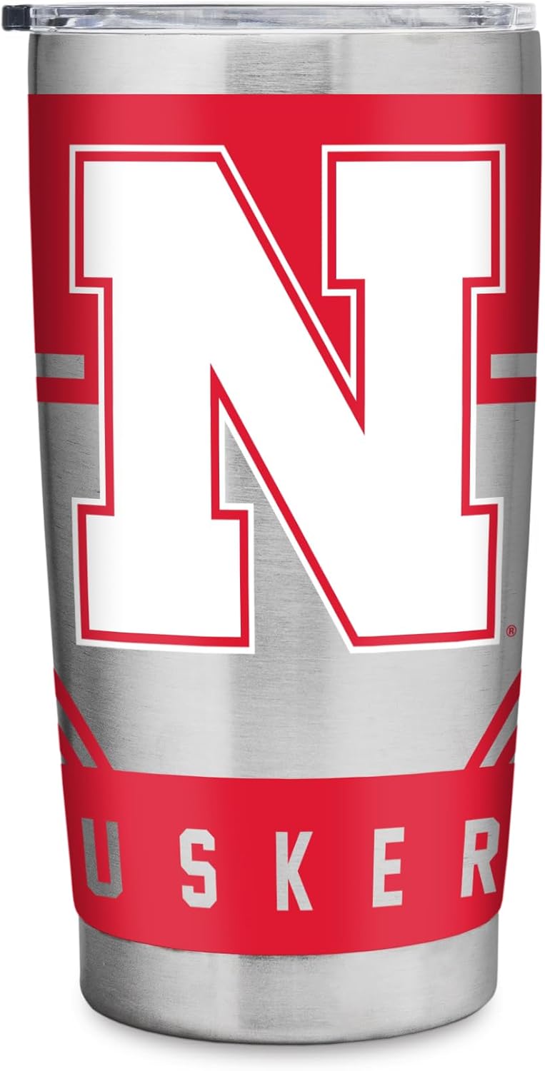 NCAA 20oz Stainless Steel Tumbler with Lid for All Beverages