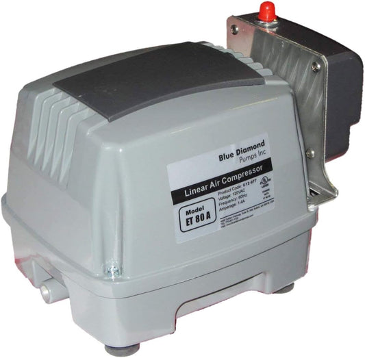 Blue Diamond ETA 80 Linear Diaphragm Air Pump with Alarm