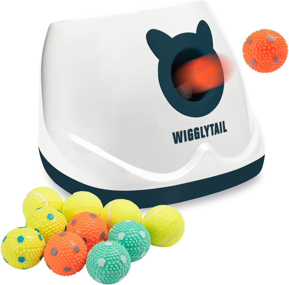 Automatic Ball Launcher for Dogs - Interactive Fetch Toy Fun