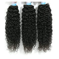Kinky Curly Human Hair Bundles - Thick Curly Weave Full Head